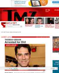 Thomas Gibson Arrested for DUI: TMZ.com